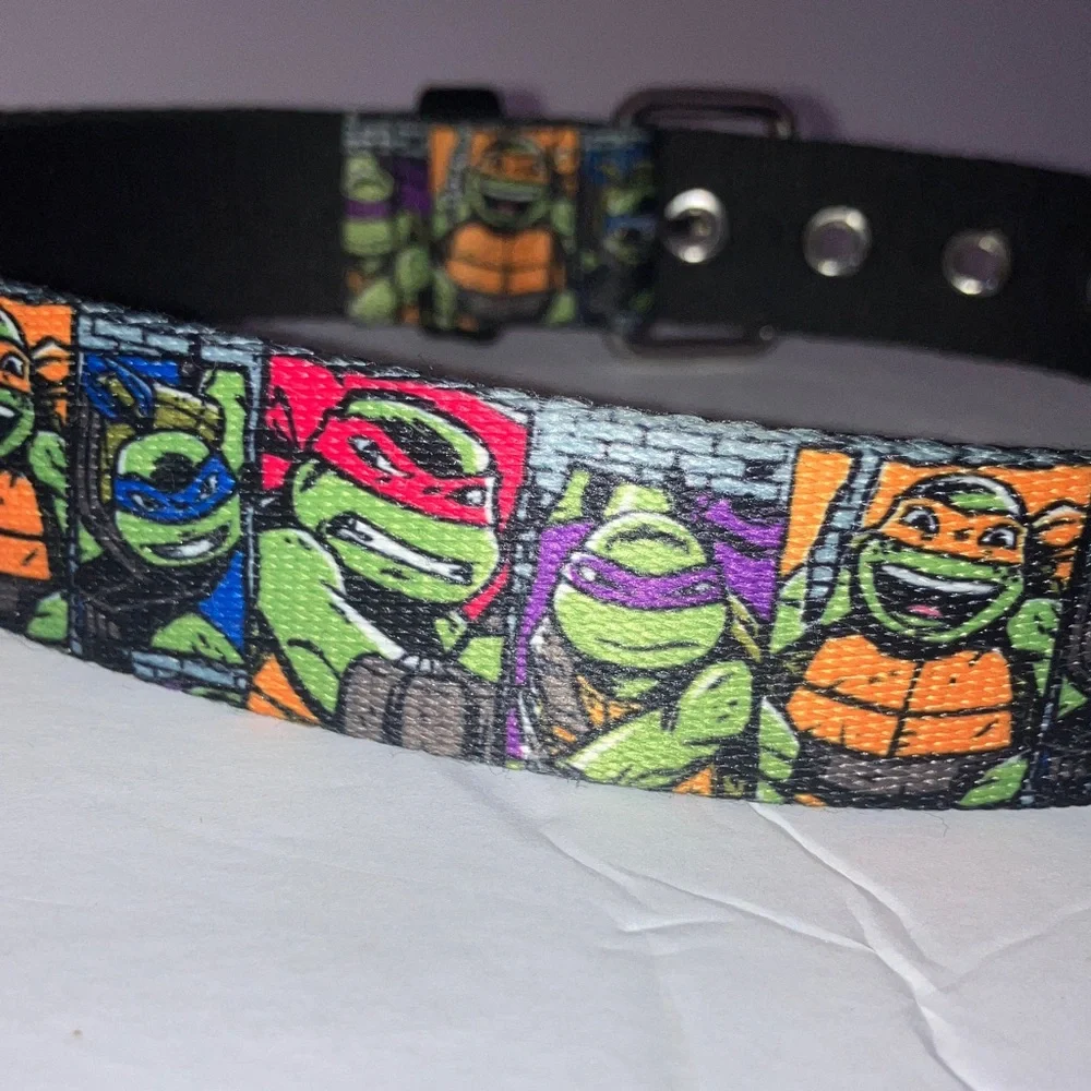 Kids Ninja Turtle Graphic Belt Small Waist 20-25”‎
